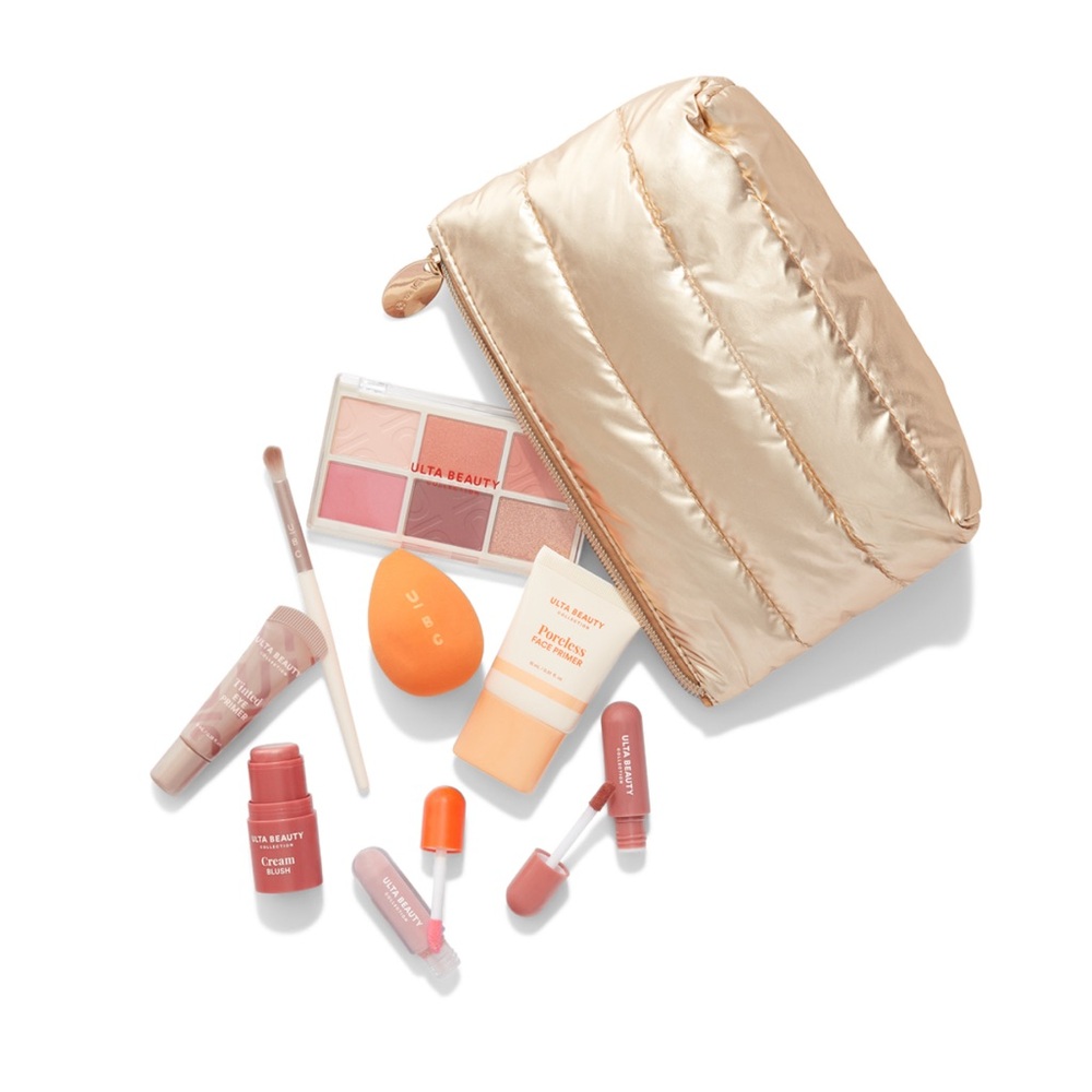 ✨💛 BNWT ULTA Beauty 9 Piece Gift Set with Zip Bag 💛✨ Products in sealed bag